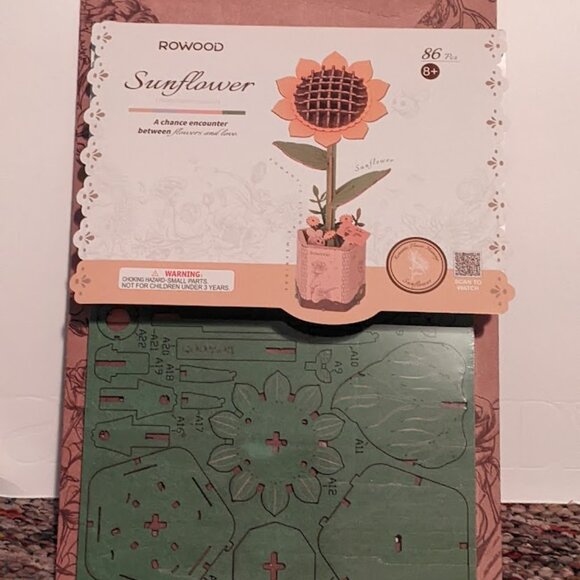 Rolife Rowood - Sunflower puzzle - Picture 1 of 5